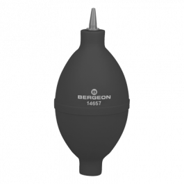 Soufflet anthracite avec pointe en PVC, longueur 130 mm, Ø 58 mm horlogerie-bijouterie