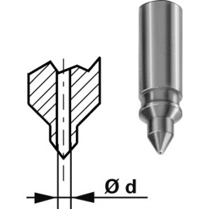 Poussoirs pour le partagement de l'ancre, Ø 0.18 mm "super finition"