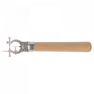 Huit-chiffre "Lyre" guilloché en laiton avec conserve-pivots en rubis, ouverture parrallèle, Ø 15 mm