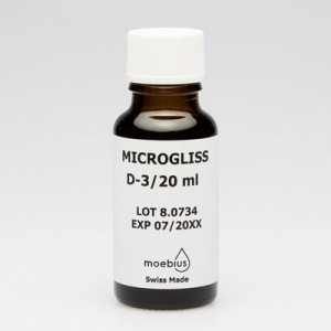 Huile MOEBIUS Microgliss D-3 pour la micromécanique, 20 ml