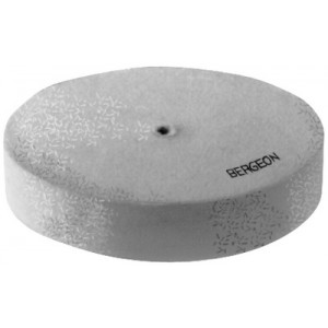 Meule en feutre blanc, sans centre bois, Ø 120 mm, Ø trou 10 mm, épaisseur 25 mm