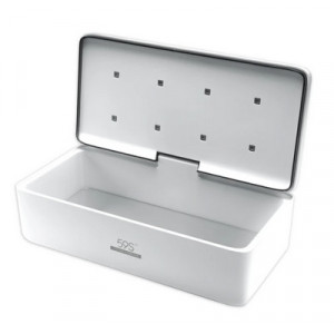 Box en plastique pour stérilisation d'objets par UVC LED