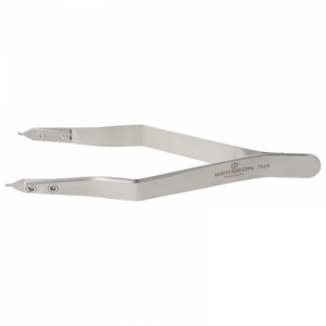 Brucelles aux barettes pour monter et démonter les bracelets, embouts largeur 1.00 mm remplaçables