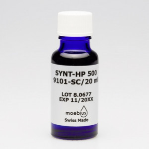 Huile MOEBIUS Synt-HP-500 9101, incolore, 100% synthétique, pour haute pression, 2 ml