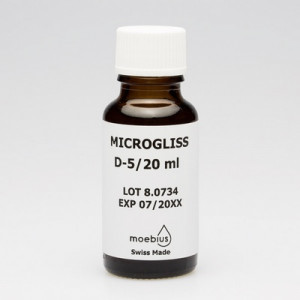 Huile MOEBIUS Microgliss D-5 pour la micromécanique, 50 ml