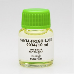 Huile MOEBIUS SyntA-Frigo-Lube 9034, 100% synthétique, pour les applications à basse température et les plastiques, 10 ml