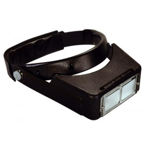 Loupe binoculaire à visière mobile Optivisor, distance focale 36 cm, grossissement 1,75 x