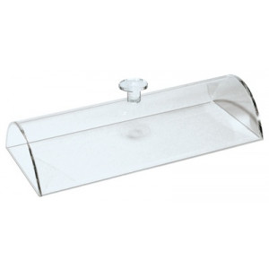 Cloche cache-poussière en plexi transparent, 90 x 225 x 43 mm