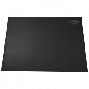 Sous-main antidérapant noir, 320 x 240 x 2 mm, en paquet 10 pièces