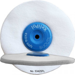 XeliLPol extra-soft, Ø 125x18mmdisque, toile flanelle, max. 1‘500 trs/min
