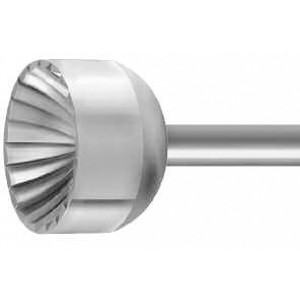 Fraise de forme à denture fine, en acier outil, Ø tige 2.35 mm, longueur 44.5 mm, Ø 4.50 mm