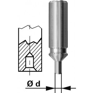 Poussoir concave, Ø 1.75 mm