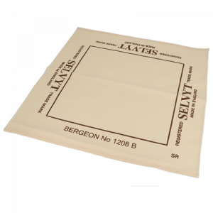 Tissu Selvyt SR, en coton couleur chamois, 25 x 25 cm