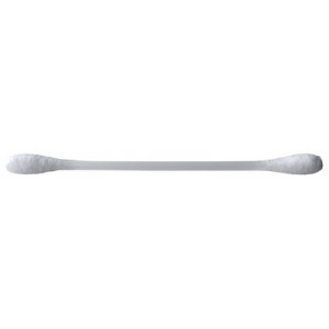 Stick de nettoyage à deux têtes en coton, tige en plastique, Ø 3-5 mm, longueur 76 mm, en paquet de 200 pièces