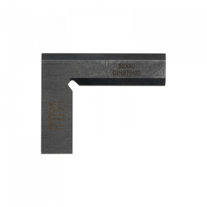 Equerre en acier simple trempé, rodé, 50 x 40 mm