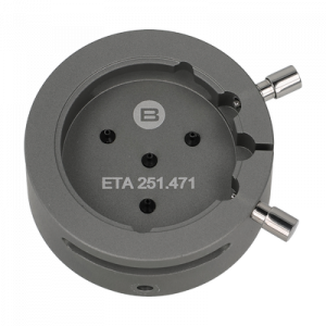 Porte-pièce spécifique ETA 251.471, calibre 10 1/2’’’, en aluminium anodisé