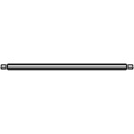 Barrette simple en acier inox avec 2 pivots, longueur 10 mm, Ø 1.00 mm, pivot Ø 0.70 mm