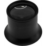 Loupe (micros) en matière synthétique noir No 2,5, grossissement 4 x PVC-Horlogerie