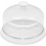 Cloche avec plateau, 6 divisions, Ø int. 88 mm, hauteur sous cloche 45 mm