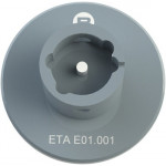 Porte-pièce spécifique ETA E01.001, calibre 4 7/8’’’, en aluminium anodisé