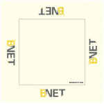Tissu B-Net, 33 x 33 cm