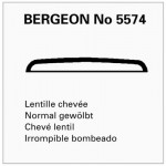 Verre incassable - Lentille chevée, Ø 220 mm