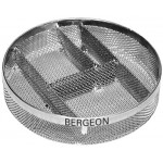 Panier avec 5 séparations en acier, hauteur 15 mm, Ø 64 mm