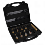 Assortiment de 12 estrapades pour calibres ETA en laiton en valise