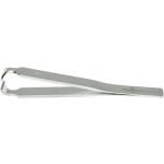 Brucelles en acier carbone nickelé, pointes K, longueur 115 mm