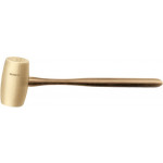 Maillet en buis, manche en bois, forme tonneau, Ø 33 mm