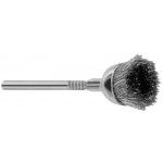 Petite brosse en laiton rude, sur tige Ø 2.35 mm pour polissage