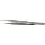 Brucelles en acier en acier cobalt, pointes n°4. Dureté très élevée, jusqu’à  HV, longueur 110 mm