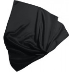 Tissu en microfibre noir, 250 x 250 mm