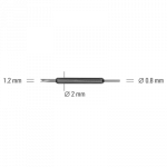 Pointe, Ø 0.80 mm, en paquet de 10 pièces