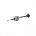 Tournevis d'horloger en acier inox, Ø 1.30 mm, tête ergonomique en matière synthétique POM autolubrifiant, avec tambour