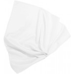 Tissu en microfibre blanc, 250 x 250 mm