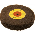 Brosse abrasive en oxyde d'aluminium brun, Ø 100 mm, épaisseur 20 mm, trou Ø 6.00 mm grain très fin