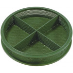 Panier en aluminum revêtu de teflon avec 4 séparations, hauteur 16 mm, Ø 80 mm