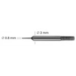 Pointe en acier, Ø 0.80 mm, en paquet de 100 pièces