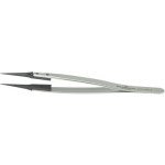 Brucelles en acier avec embouts remplaçables en PEEK, pointes 5, longueur 130 mm