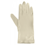 Gants en microfibre, couleur ivoire, taille M