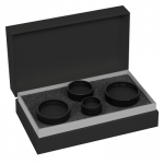 Assortiment en acier de 4 tasseaux pour boîtes à cannelures