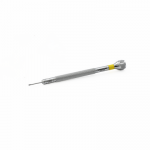Tournevis d'horloger en laiton chromé, Ø 0.80 mm