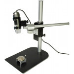 Microscope caméra numérique, grossissement jusqu’à 200 x, connexion par USB, avec support
