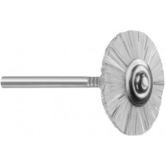 Petite brosse en crin blanc, Ø 19 mm, sur tige, Ø 2.35 mm