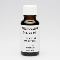 Huile MOEBIUS Microgliss D-3 pour la micromécanique, 20 ml