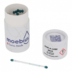 Huile MOEBIUS Synt-A-Lube 9010, 100% synthétique, pour les parties réglantes et les mobiles rapides, 1 boîte de 10 capillaires à dose unique