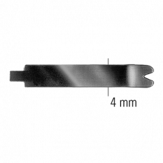 Pointe, forme spatule, en paquet de 10 pièces