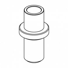 Tasseau creux pour déchasser les poussoirs, Ø 4.40 mm