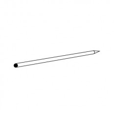 Pierre Degussit ronde, stylet, 100 x Ø 5 mm, grain fin